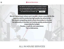 Tablet Screenshot of diaframma.com